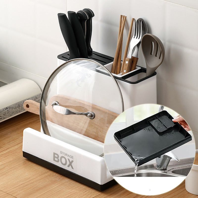 Tableware Storage Holders Kitchen Knife Plastic Storages Racks For Convenience