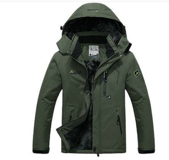 W Jacket Waterproof Thermal Men Winter Outdoor Hiking Windproof Hombre Camping