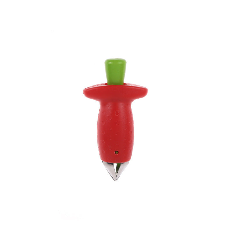 Strawberry Stem Remover Metal Plastic Fruit Leaf Tomato Stalks Knife Gadget