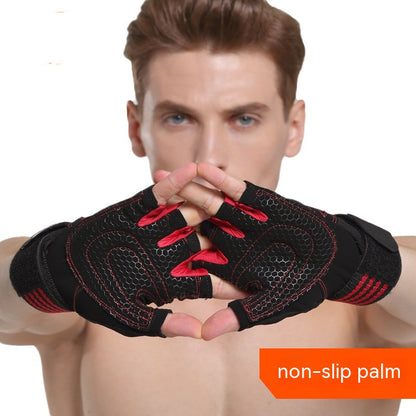 Outdoor Weightlifting Mountaineering Basketball Sports Half Finger Dumbbell