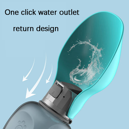 800ml Dogs Water Bottle Portable High Capacity Leakproof Pet Foldable Drinking