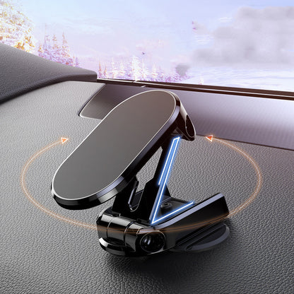 Rotate Metal Magnetic Car Phone Holder Foldable Universal Mobile Stand Air Vent