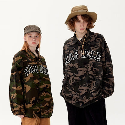 Outdoor Loose American Jacket Autumn Winter Japanese Couple Bf Drawstring Coat