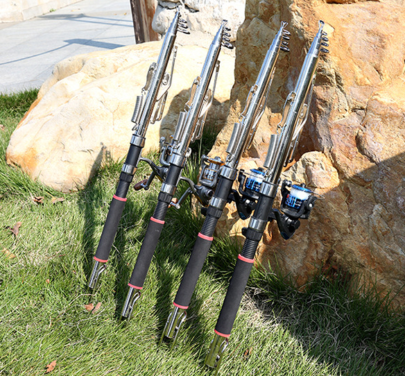 Wholesale sea pole automatic fishing rod spring super hard long shot throwing