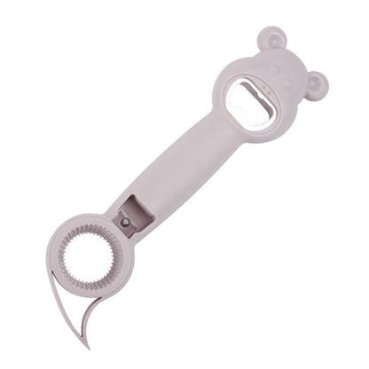 Cute Multifunction Jar Can Beer Bottle Opener Manual 4 In 1 Multifunctional
