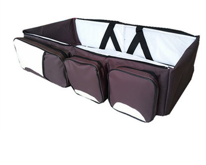 Multi function Mommy bag type baby portable bed folding sleeping basket outdoors
