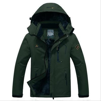 W Jacket Waterproof Thermal Men Winter Outdoor Hiking Windproof Hombre Camping