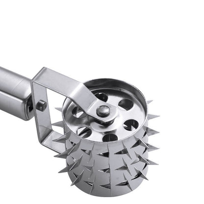 Meat Hammer Kitchen Tool Gadget Stainless Steel Rolling Tender Baking Puncture