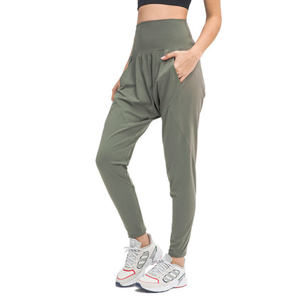 Summer New Outdoor Sports Running Fitness Yoga Pants Lightweight Casual Stretch