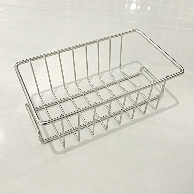 Adjustable Sink Drain Rack Sponge Storage Faucet Holder Soap Drainer Shelf