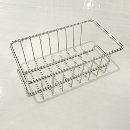 Adjustable Sink Drain Rack Sponge Storage Faucet Holder Soap Drainer Shelf