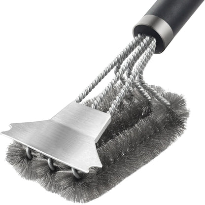 BBQ Grill Barbecue Kit Cleaning Brush Stainless Steel Kitchen Accessories