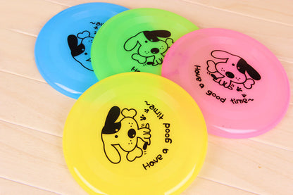 Silicone Flying Saucer Funny Pets Dog Cat Toy Game Discs Resistant Chew Puppy