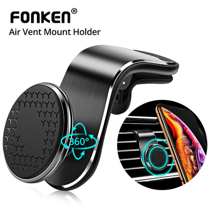 Magnetic Car Phone Holder Air Vent Magnet Mount Smartphone Rotation Bracket
