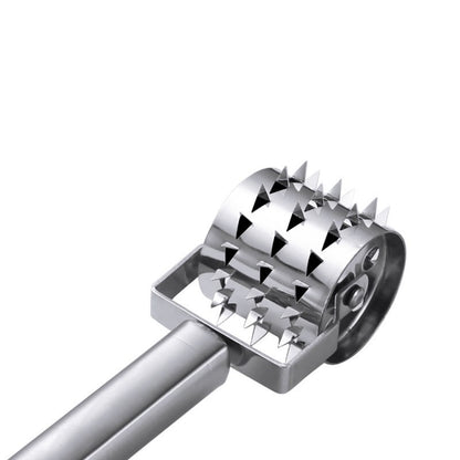 Meat Hammer Kitchen Tool Gadget Stainless Steel Rolling Tender Baking Puncture