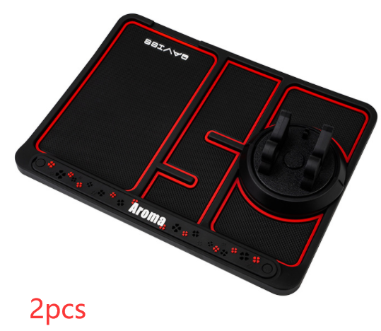 Non-Slip Car Phone Pad For 4-in-1 Parking Number Card Anti-Slip Mat Auto Holder