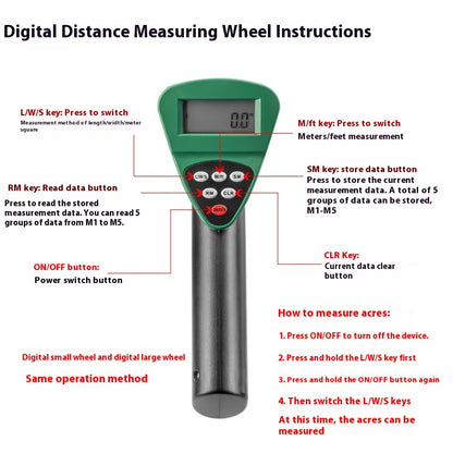 Tuosen Hardware Tools Hand Push Telescopic Rangefinder Mechanical Folding