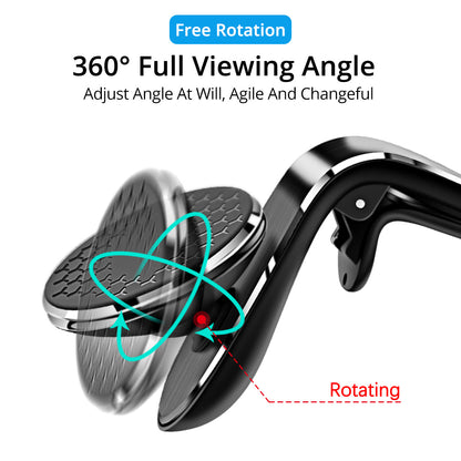 Magnetic Car Phone Holder Air Vent Magnet Mount Smartphone Rotation Bracket