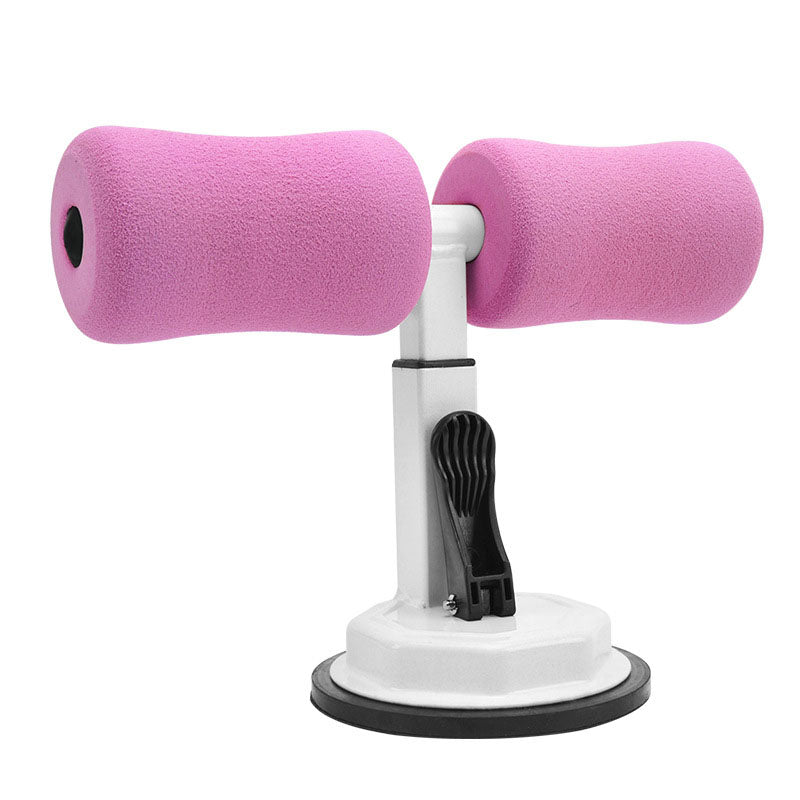 Sit-up Trainer Crunch Bar Floor Assistant Ankle Support Exercise Stand Padded