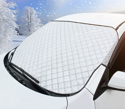 Car snow block front windshield antifreeze cover winter gear snowboard frost