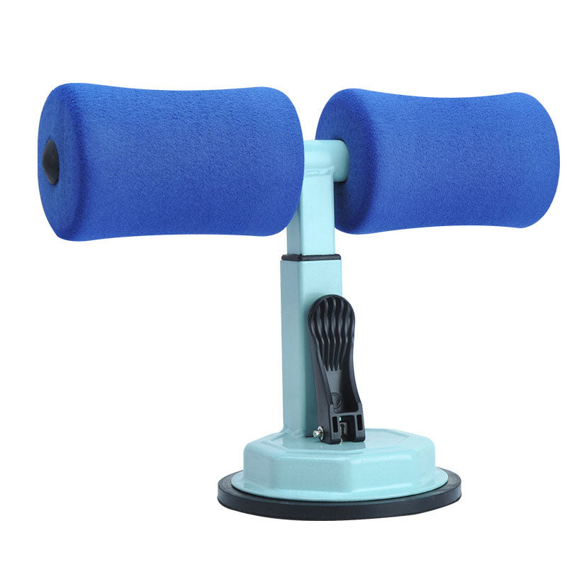 Sit-up Trainer Crunch Bar Floor Assistant Ankle Support Exercise Stand Padded