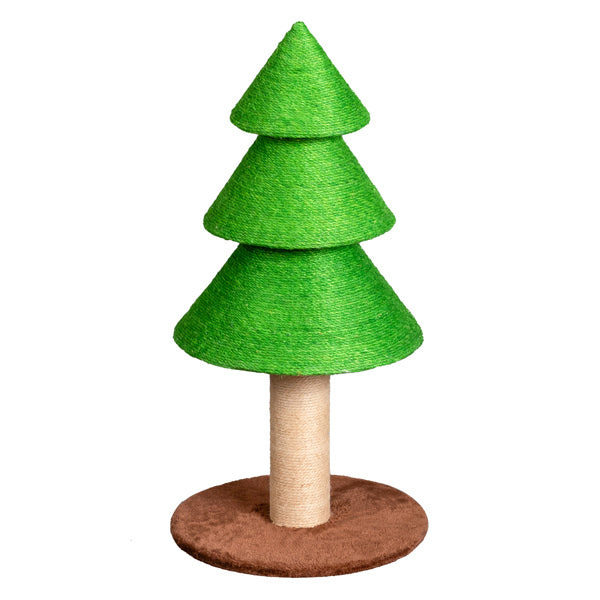 31.5in Christmas Tree Cat Scratcher, Scratching Post For Indoor Cats, Large