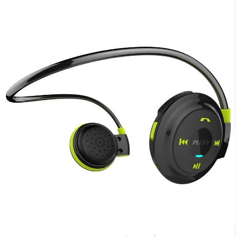 PLUFY Sports Bluetooth Headset Wireless Headphones Earphones Running Ecouteur