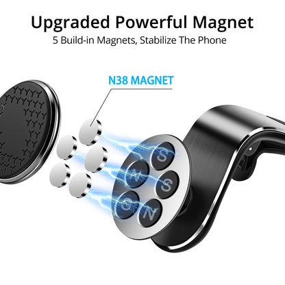 Magnetic Car Phone Holder Air Vent Magnet Mount Smartphone Rotation Bracket
