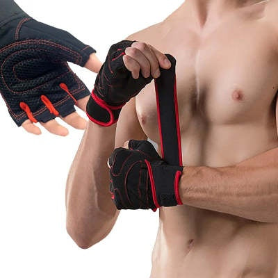 Outdoor Weightlifting Mountaineering Basketball Sports Half Finger Dumbbell