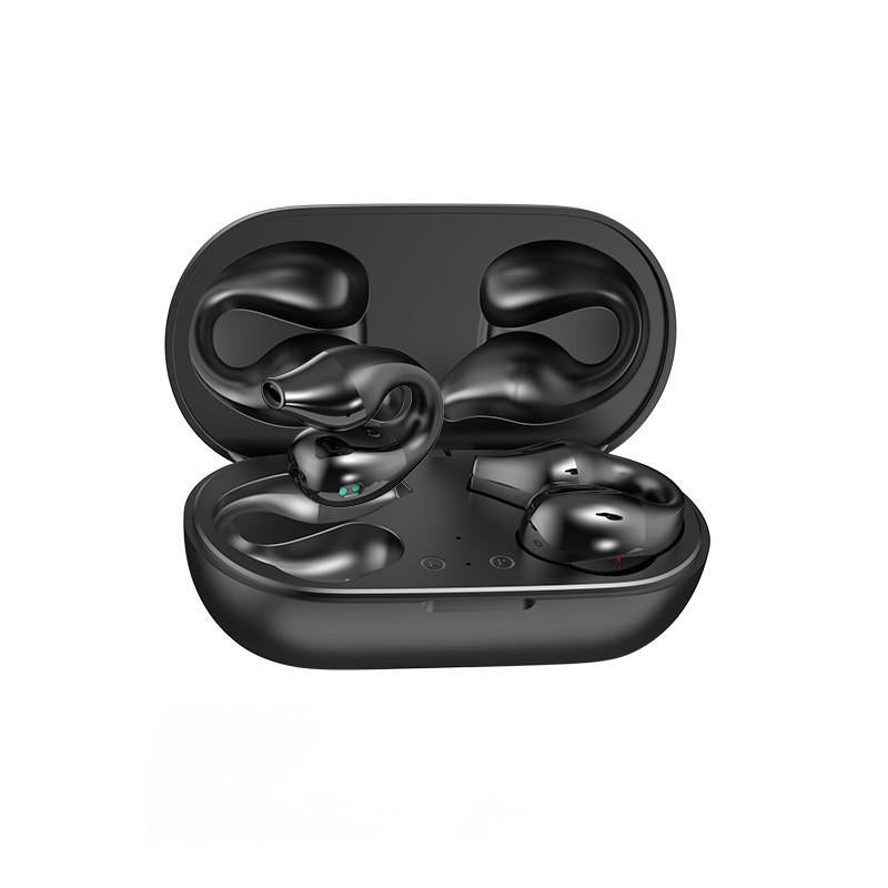 Ear Clip Bone Conduction Headphone Bluetooth-compatible 5.2 HIFI Wireless