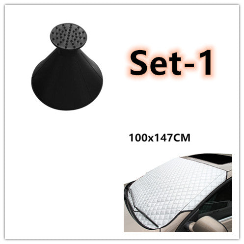 Car snow block front windshield antifreeze cover winter gear snowboard frost