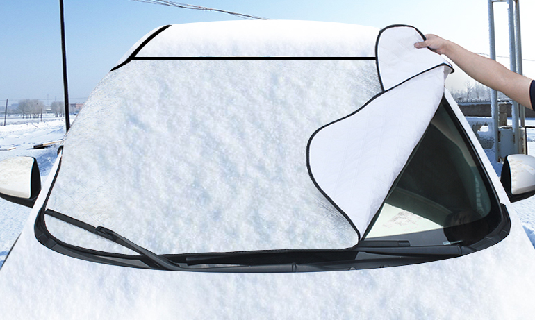 Car snow block front windshield antifreeze cover winter gear snowboard frost