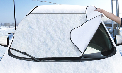 Car snow block front windshield antifreeze cover winter gear snowboard frost