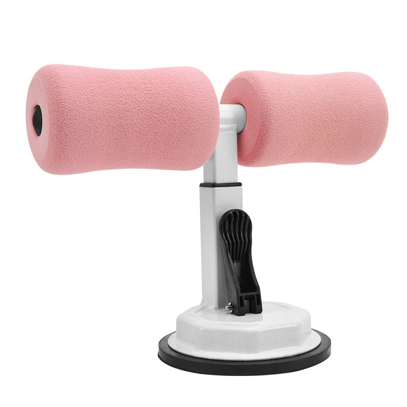 Sit-up Trainer Crunch Bar Floor Assistant Ankle Support Exercise Stand Padded