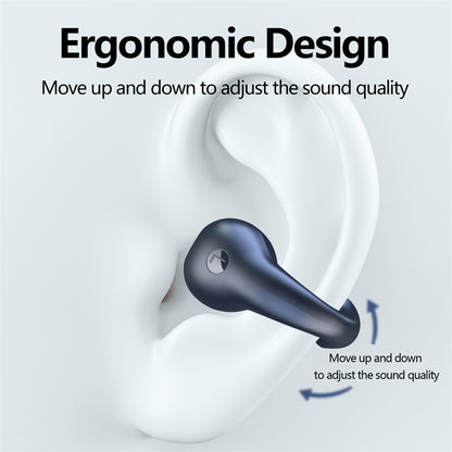 Bone Conduction Headphones TWS Earbuds Ear Clip Bluetooth 5.3 Touch Wireless