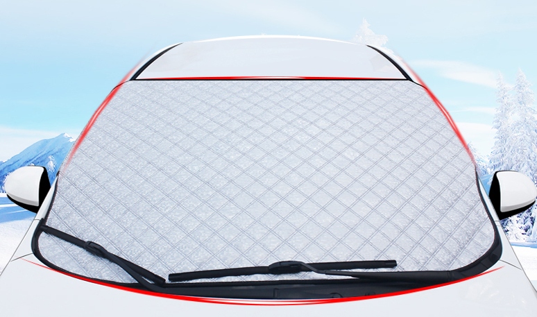 Car snow block front windshield antifreeze cover winter gear snowboard frost