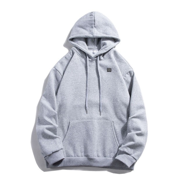 Outdoor Electric USB Heating Sweaters Hoodies Men Winter Warm Heated Clothes