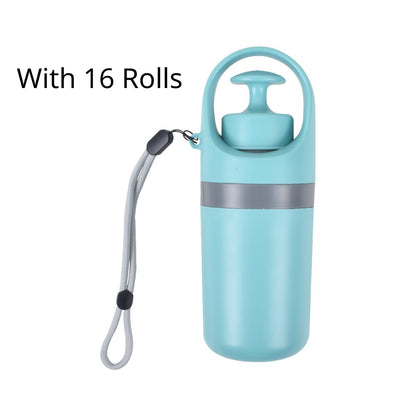 Portable Lightweight Dog Pooper Scooper With Built-in Poop Bag Dispenser