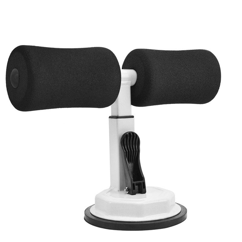Sit-up Trainer Crunch Bar Floor Assistant Ankle Support Exercise Stand Padded