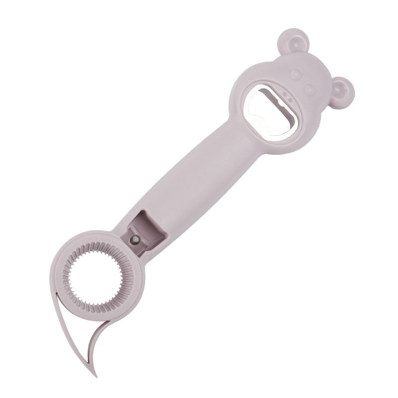 Cute Multifunction Jar Can Beer Bottle Opener Manual 4 In 1 Multifunctional