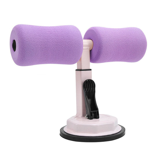 Sit-up Trainer Crunch Bar Floor Assistant Ankle Support Exercise Stand Padded
