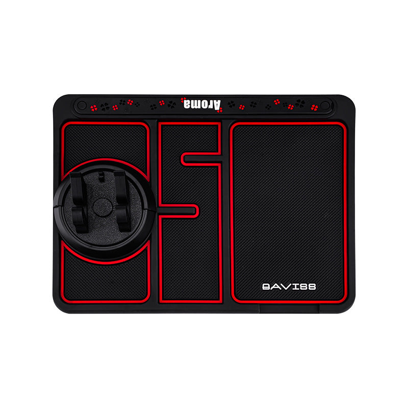 Non-Slip Car Phone Pad For 4-in-1 Parking Number Card Anti-Slip Mat Auto Holder