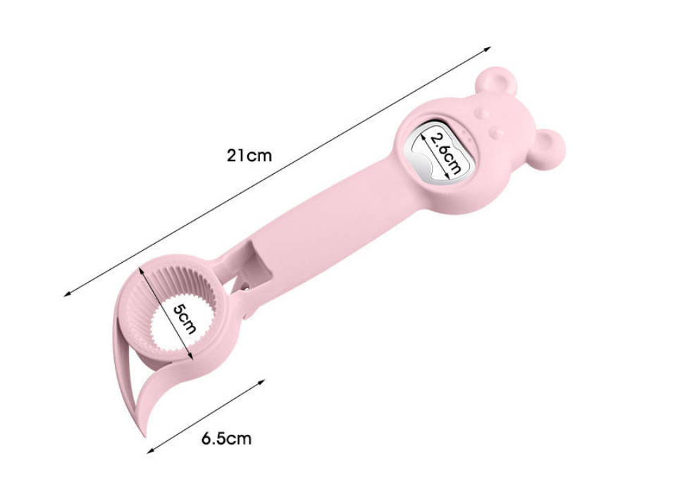 Cute Multifunction Jar Can Beer Bottle Opener Manual 4 In 1 Multifunctional