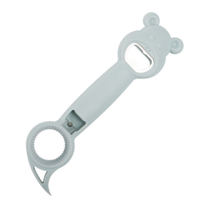 Cute Multifunction Jar Can Beer Bottle Opener Manual 4 In 1 Multifunctional
