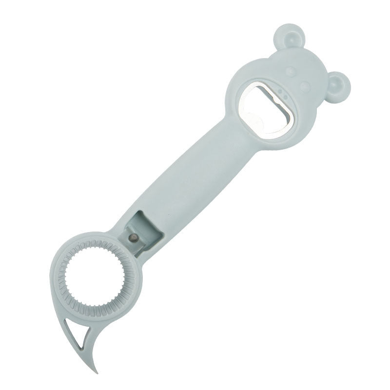 Cute Multifunction Jar Can Beer Bottle Opener Manual 4 In 1 Multifunctional