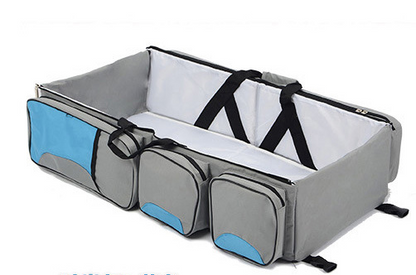 Multi function Mommy bag type baby portable bed folding sleeping basket outdoors