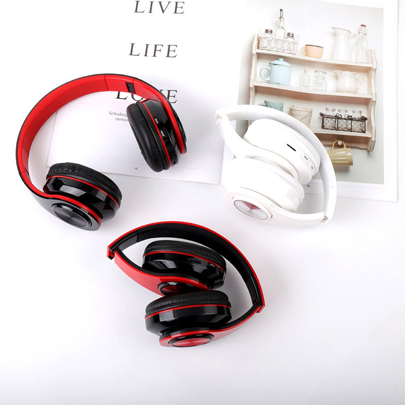 LED Wireless Bluetooth Headphones Gaming Headsets Sport Earphone With Support