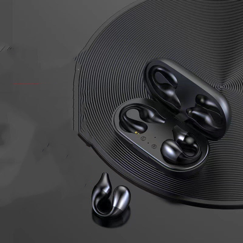 Ear Clip Bone Conduction Headphone Bluetooth-compatible 5.2 HIFI Wireless