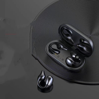 Ear Clip Bone Conduction Headphone Bluetooth-compatible 5.2 HIFI Wireless