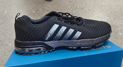 Selling couple sports shoes breathable mesh outdoor men and women running